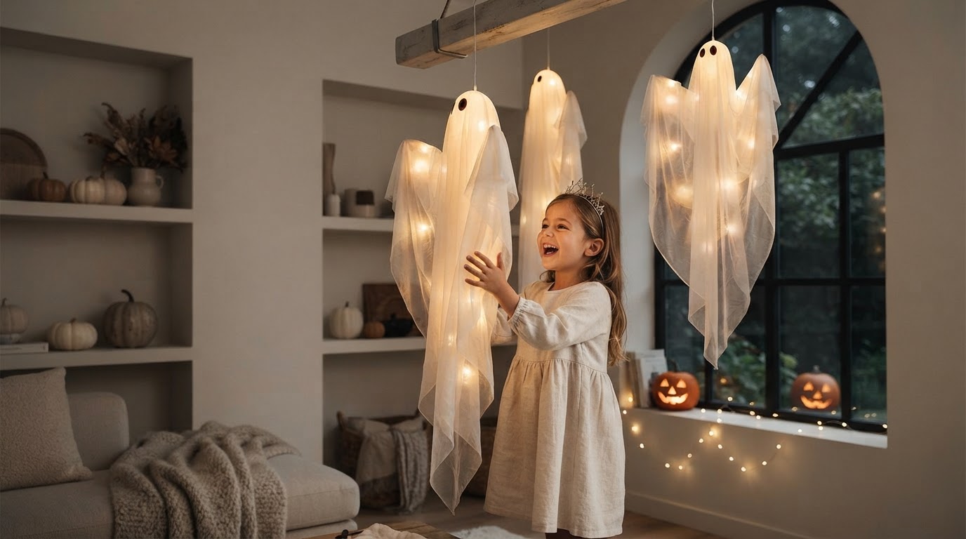 Styling Aesthetic Halloween Room Decor with Solyra Spooky Ghost