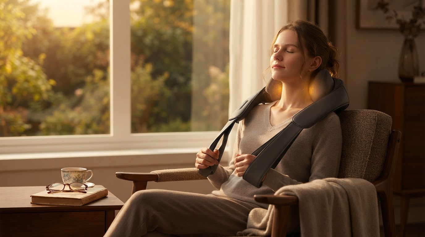 AMZPONY Cordless Neck Massager Drops to Under Twenty Dollars