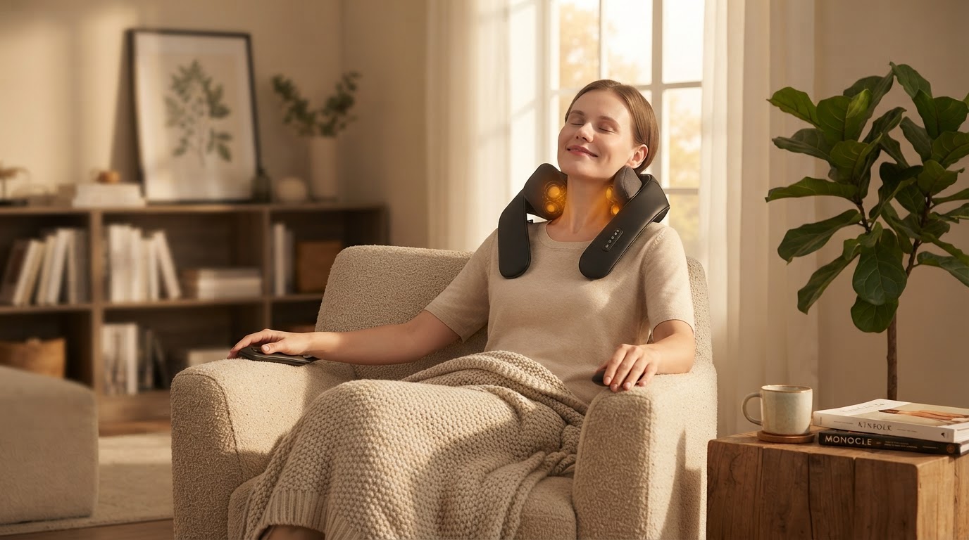 What is the best portable neck massager for home use?