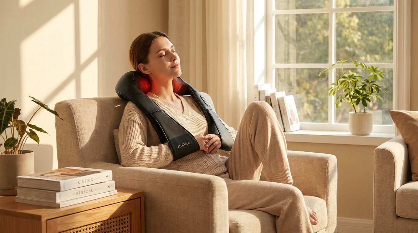 CuPiLo Neck Massager Deal Hits $19.99 via Amazon Promo