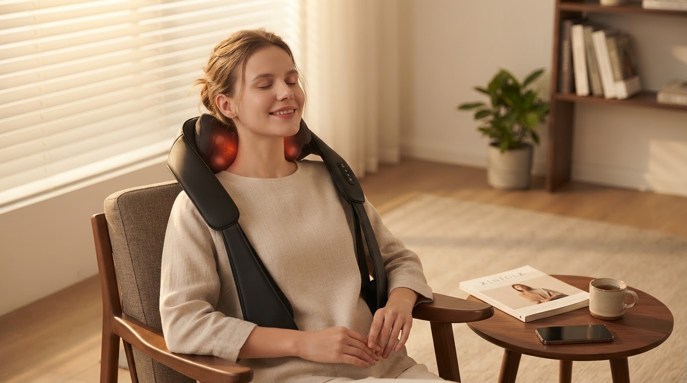 How to Use a Cordless Neck Massager for Tech Neck?