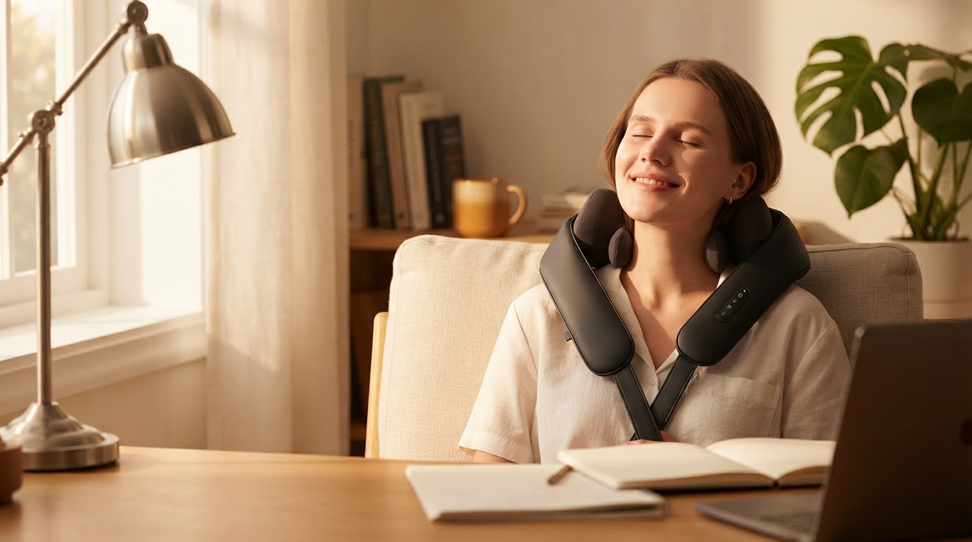 Using a Cordless Neck Massager for Tension Headache Relief