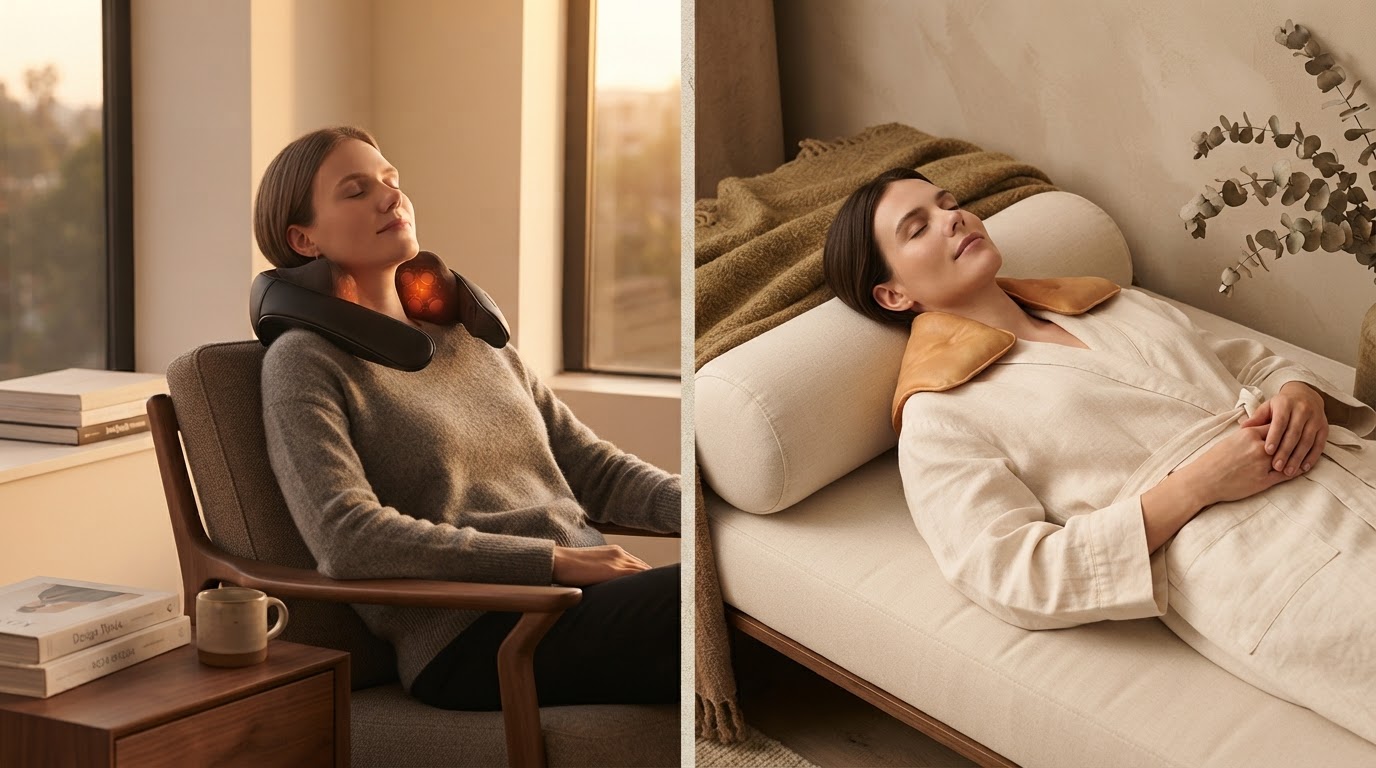 Shiatsu Massagers vs. Heat Wraps for Neck Tightness: Which Works Best?