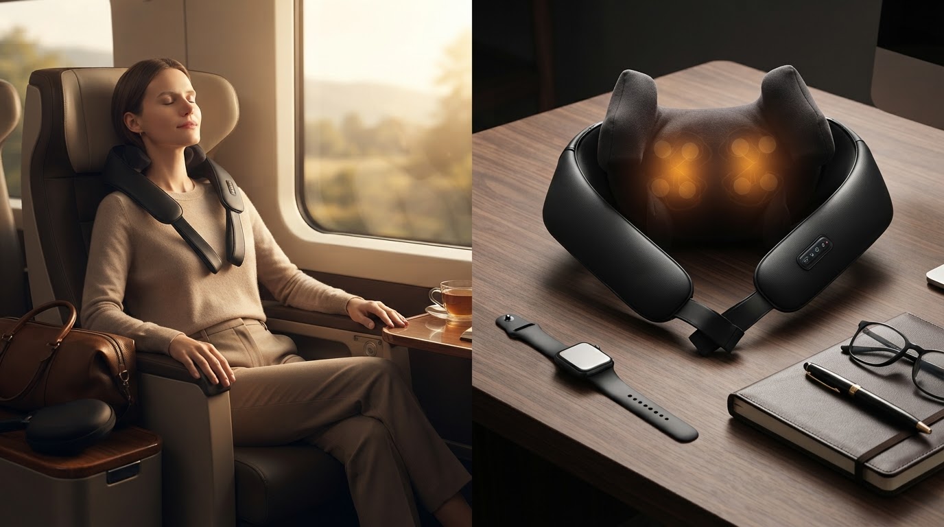 Shiatsu Cordless Neck Massager Performance and Portability