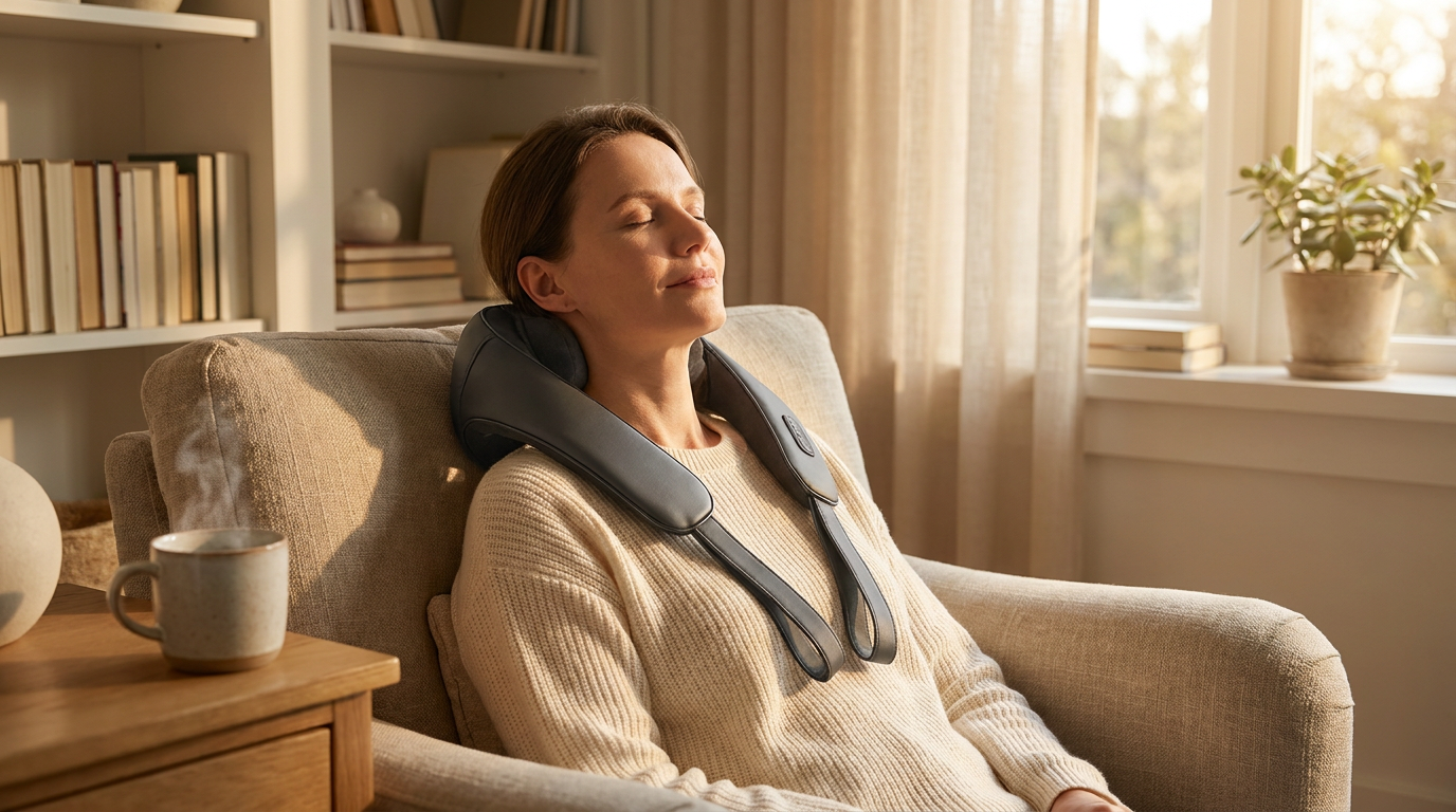 What makes a Cordless Neck Massager effective for tension?