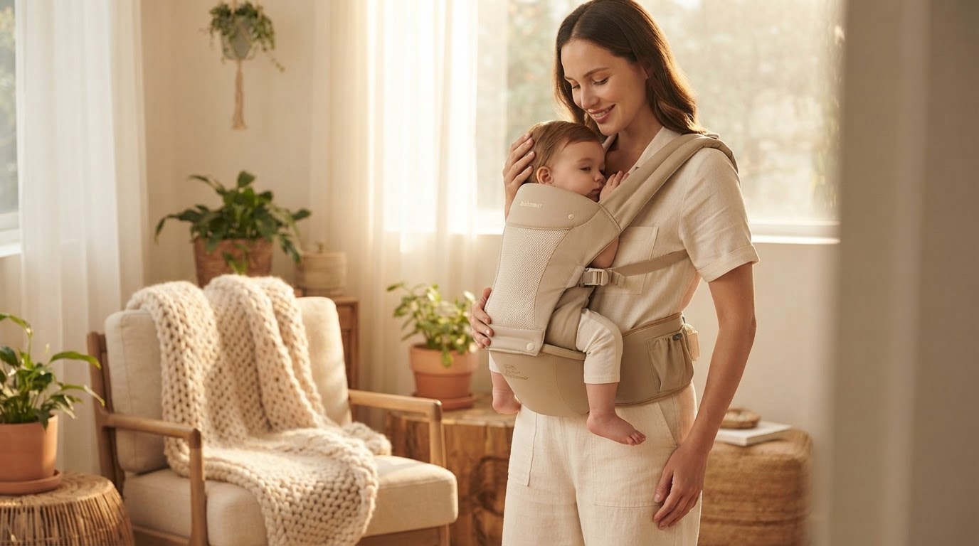 Why Waist Extenders and Widened Cushions Are Critical for Back-Pain-Free Babywearing