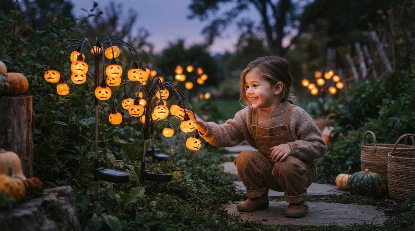 5-Step Setup for Solar Pumpkin Lume Light Decor