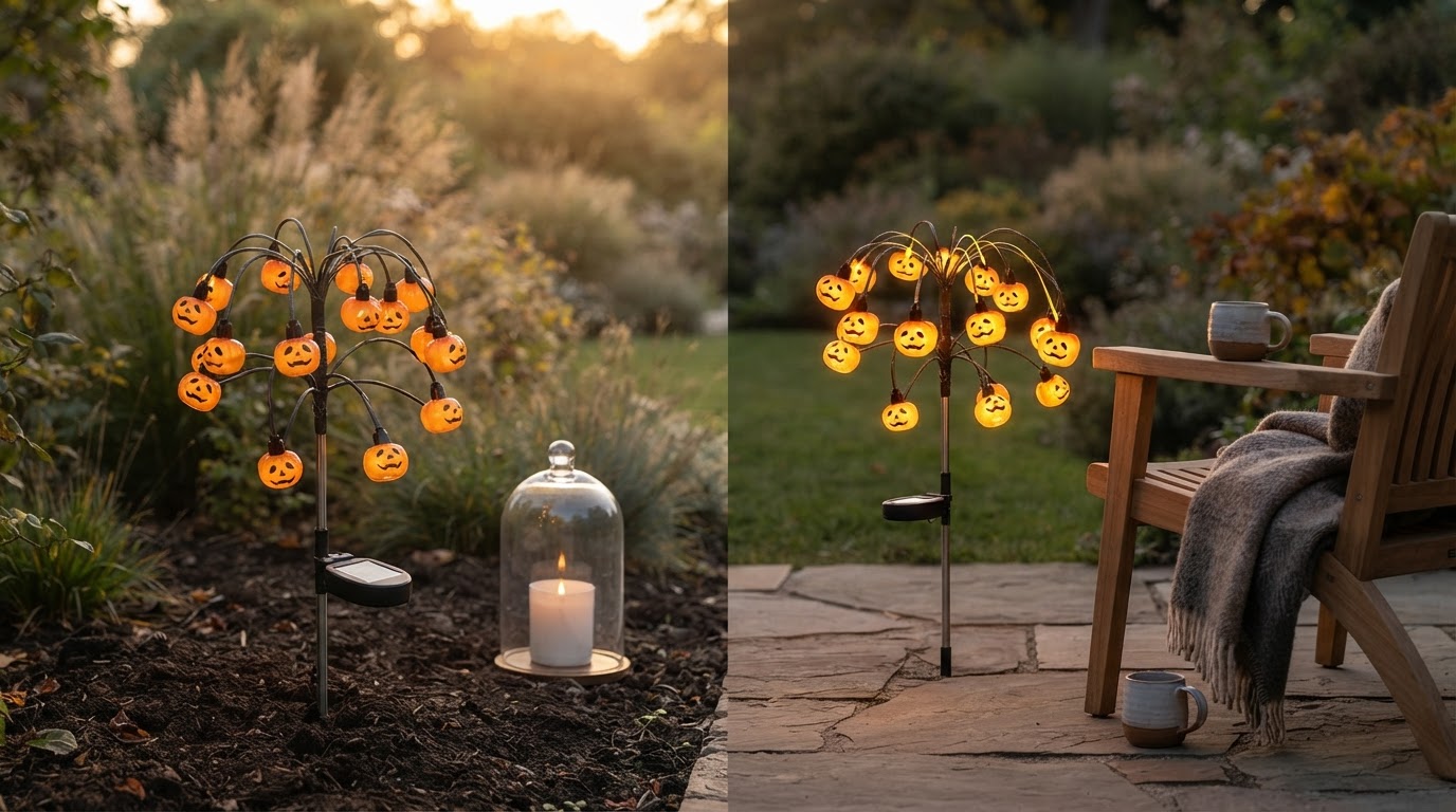 Solar Pumpkin Lume Light Performance in Outdoor Spaces