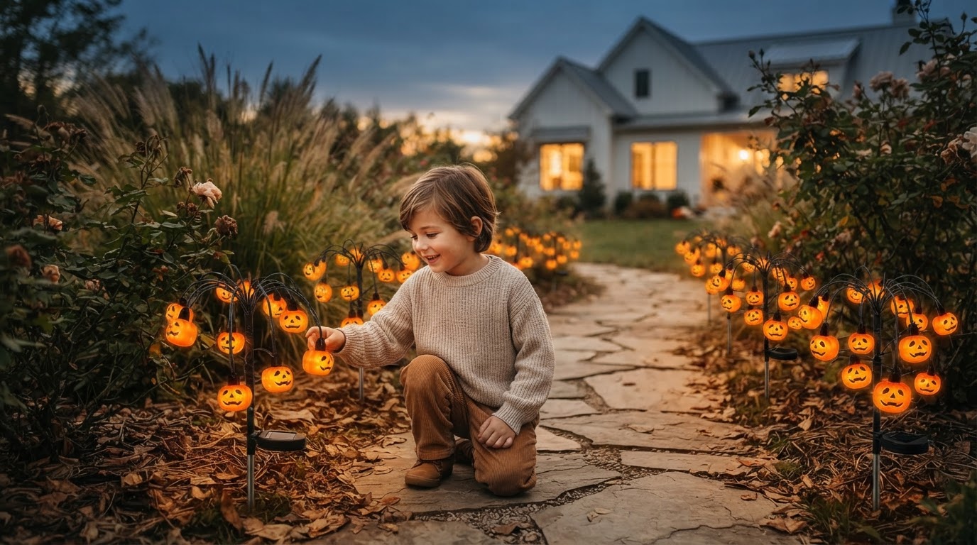 5-Step Setup for Solar Pumpkin Lume Light Pathways