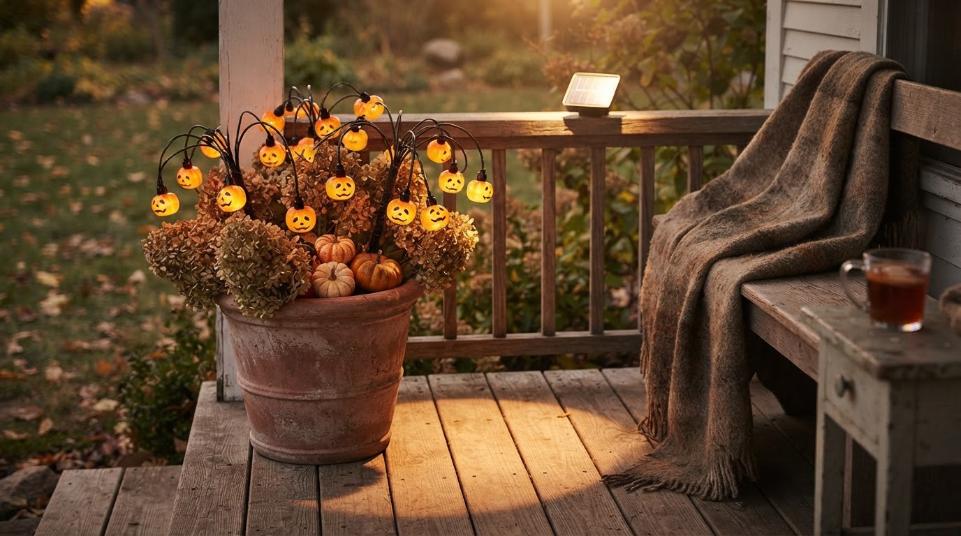 Is the Solar Pumpkin Lume Light bright enough for a porch?