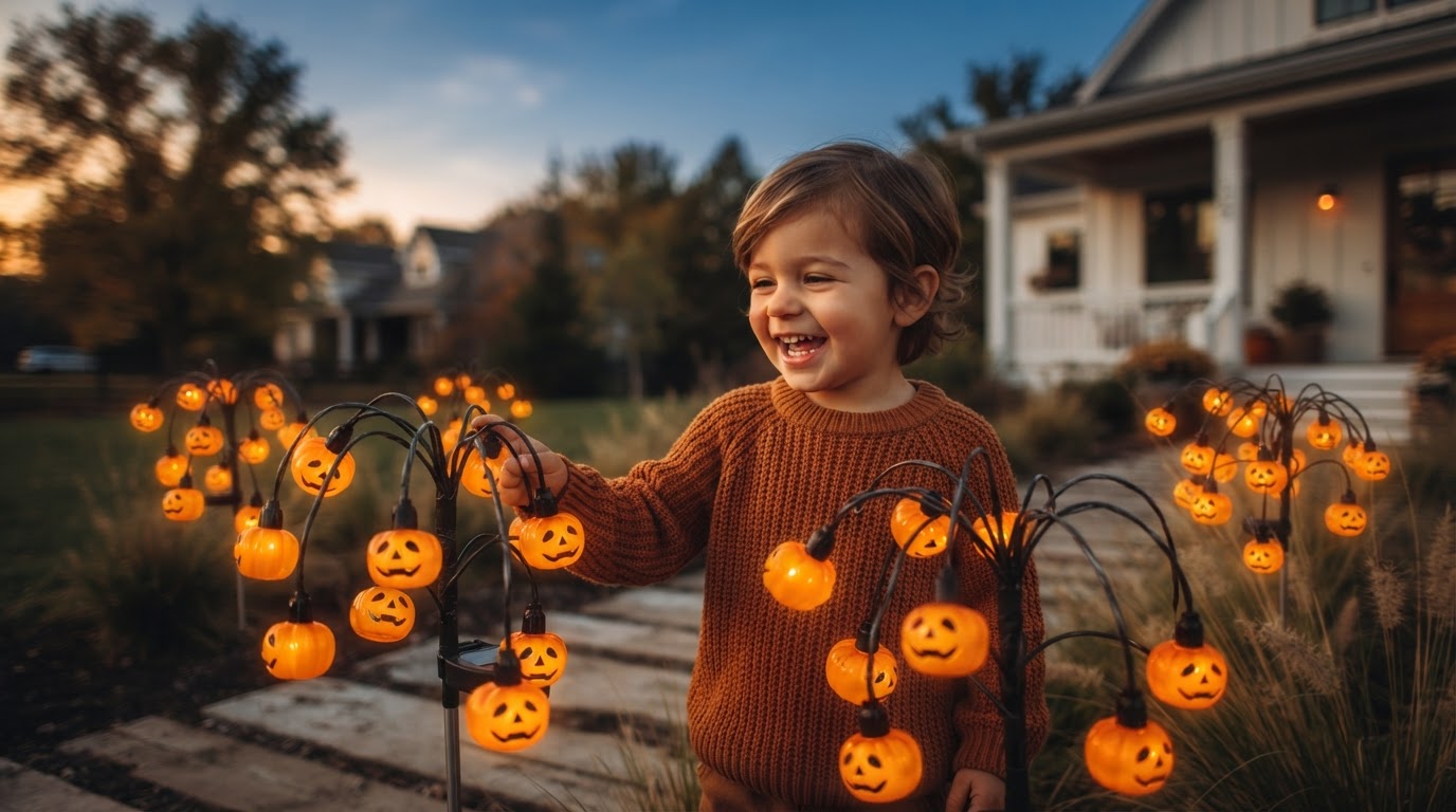 5-Step Setup for Solar Pumpkin Lume Light Decor