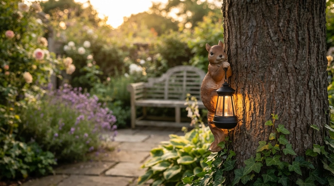 What are the best solar animal statues for gardens?