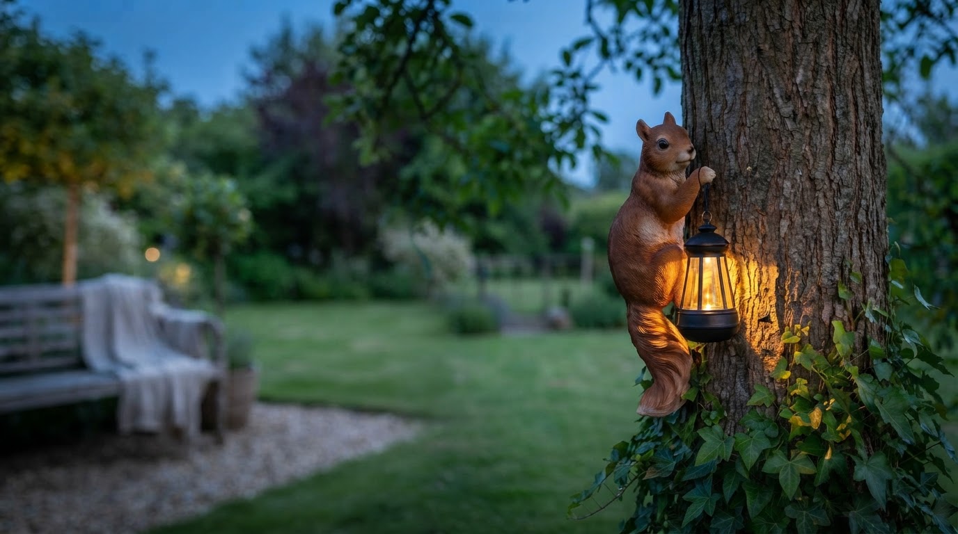 Why choose Solar Squirrel Lanterns for garden decor?