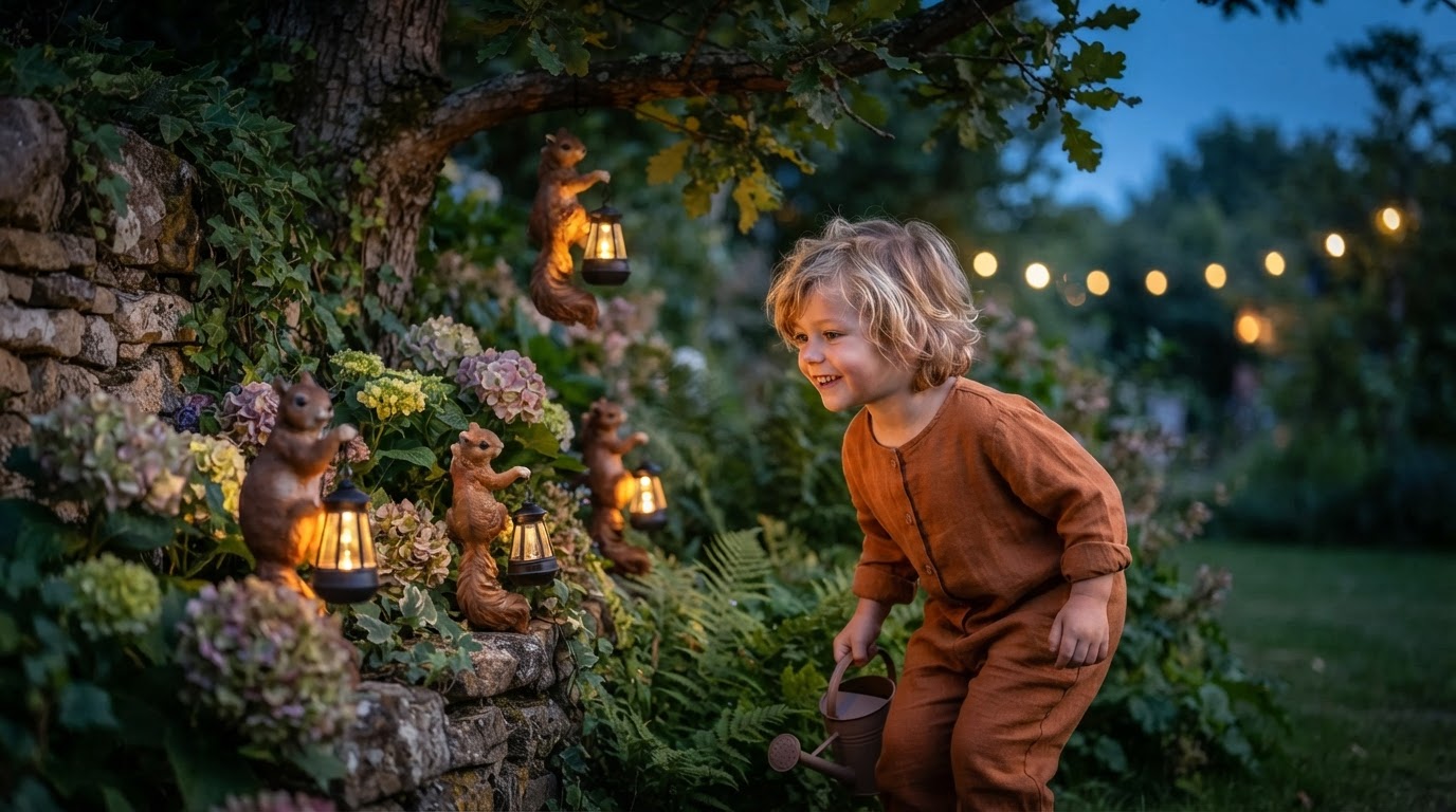 Optimizing Outdoor Spaces with Solar Squirrel Lanterns