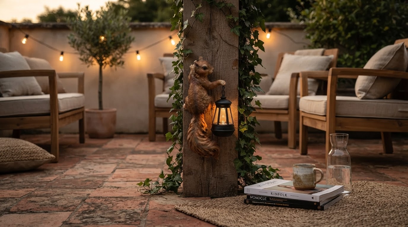 Optimizing Patio Ambiance with Solar Squirrel Lanterns