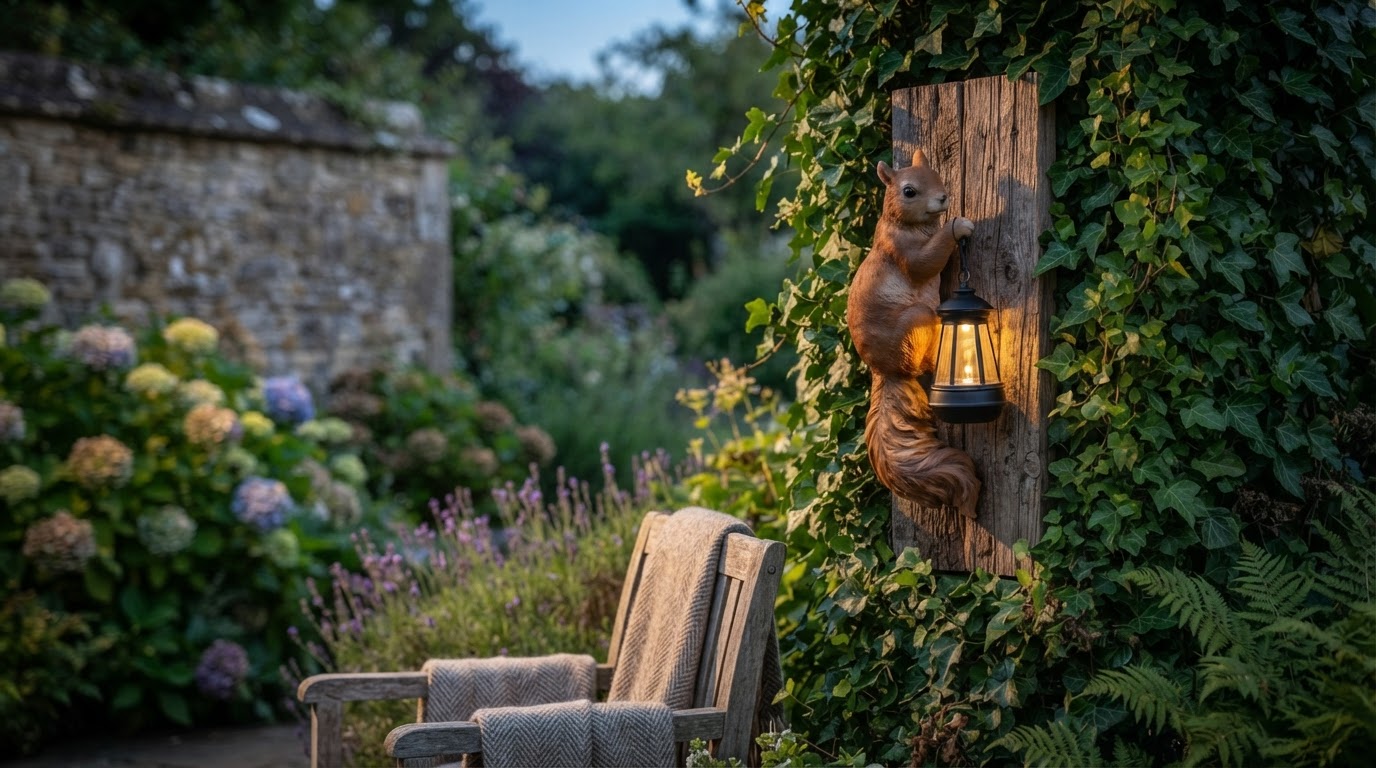 Solar Squirrel Lanterns and the DIY Whimsy Trend