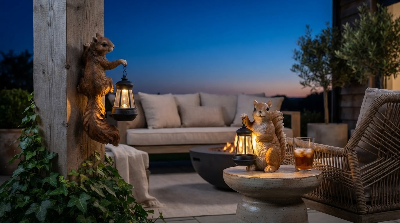 Why Choose Solar Squirrel Lanterns for Patio Decor?