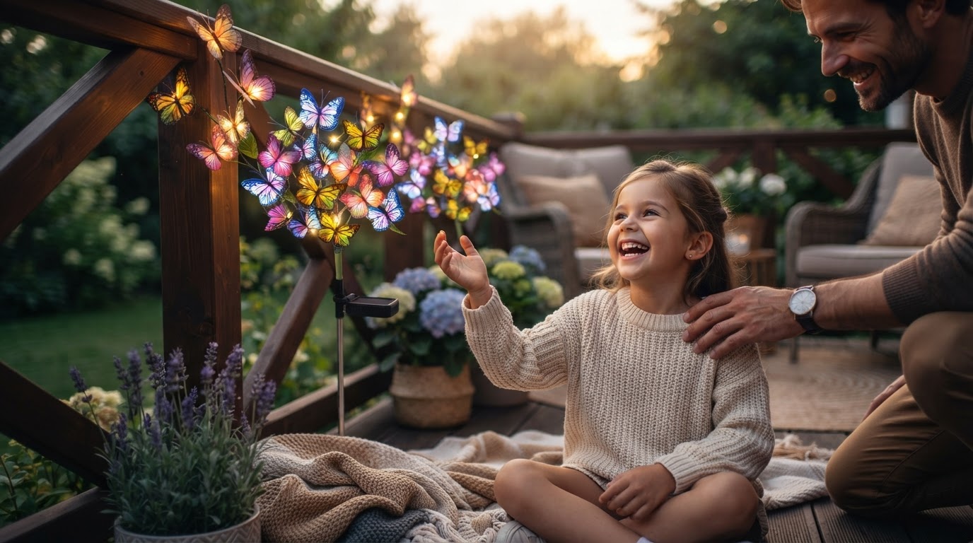 A 4-Step Solar Outdoor Fairy Lights Railing Installation