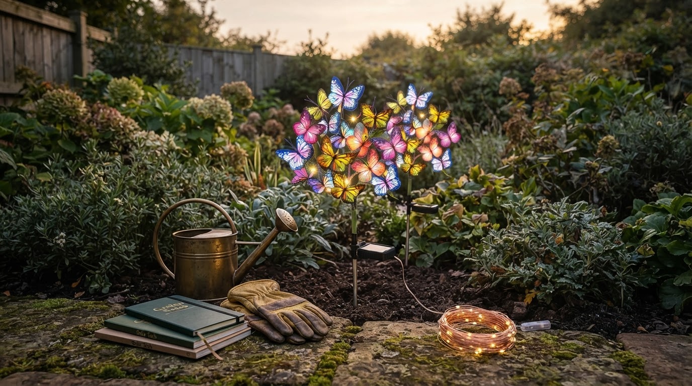 Solar Outdoor Fairy Lights for Year-Round Garden Durability