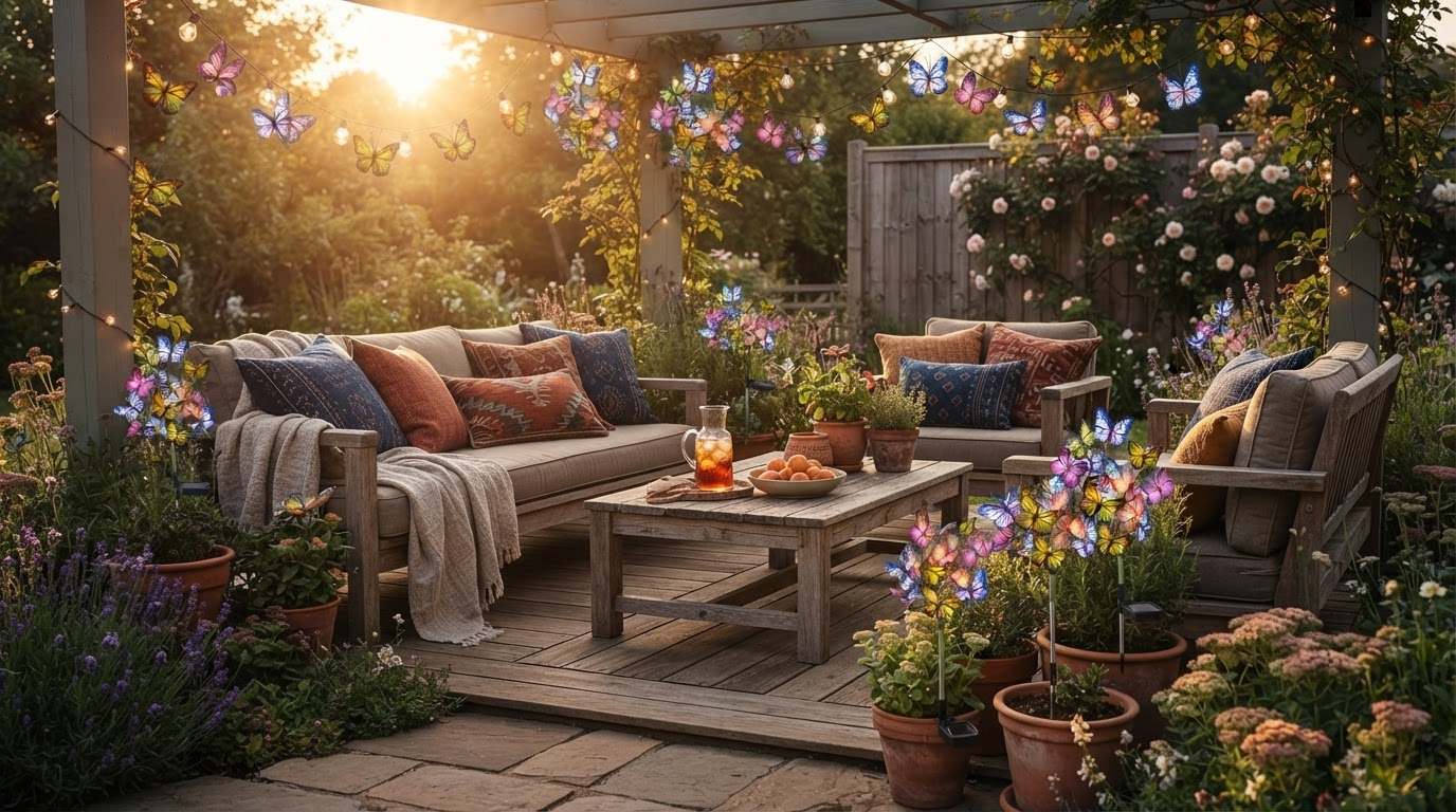 How do Solar Outdoor Fairy Lights perform on patios?