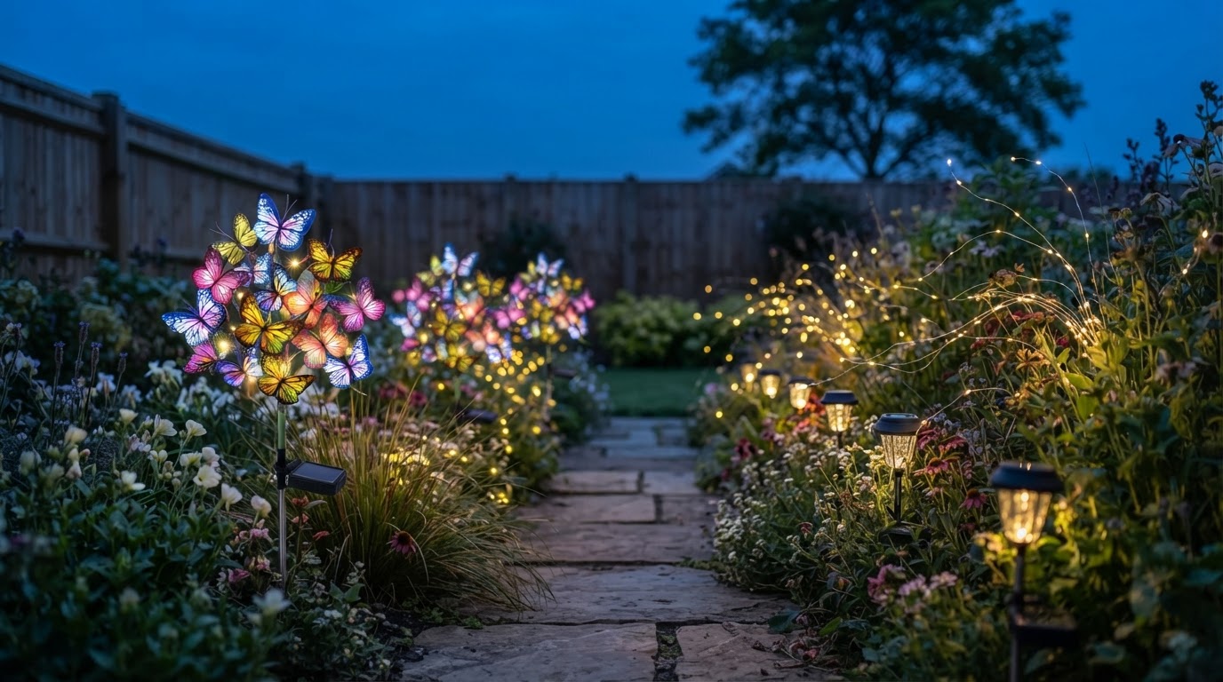 Solar Pathway Light Deals vs. Swaying Firefly Lighting