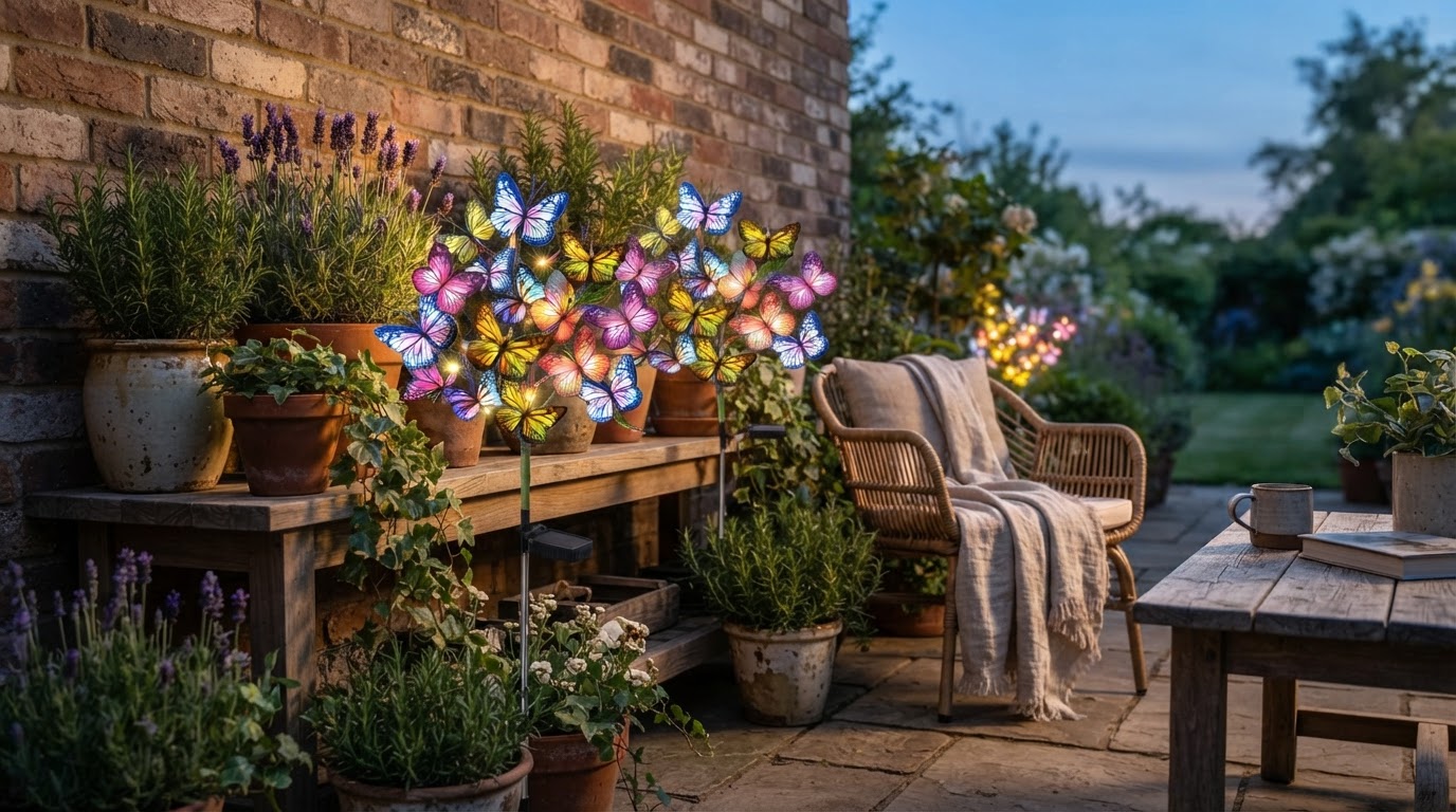 Solar Outdoor Fairy Lights for Decorative Patio Layouts