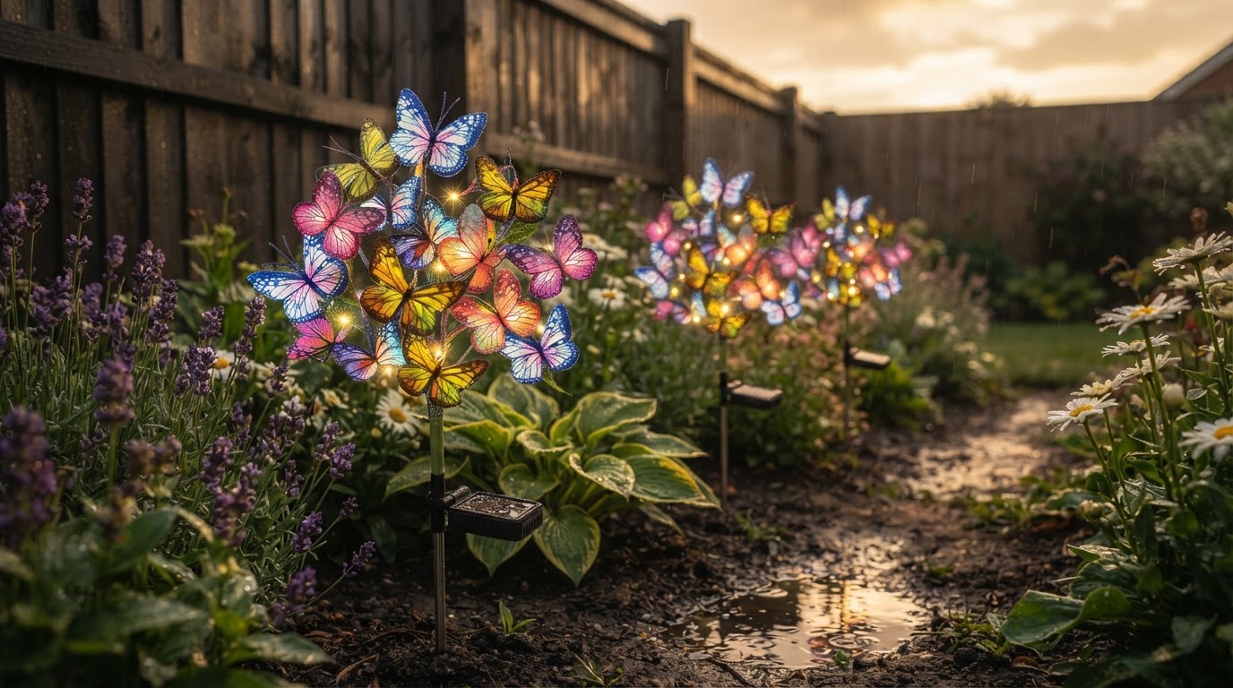 Can Solar Outdoor Fairy Lights handle heavy rain?