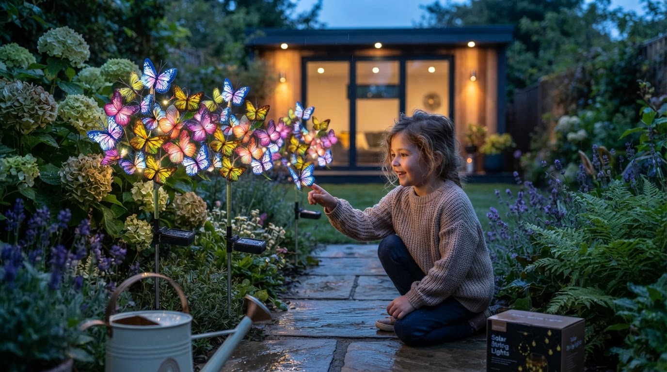 Installing Waterproof Solar Outdoor Fairy Lights for Safety