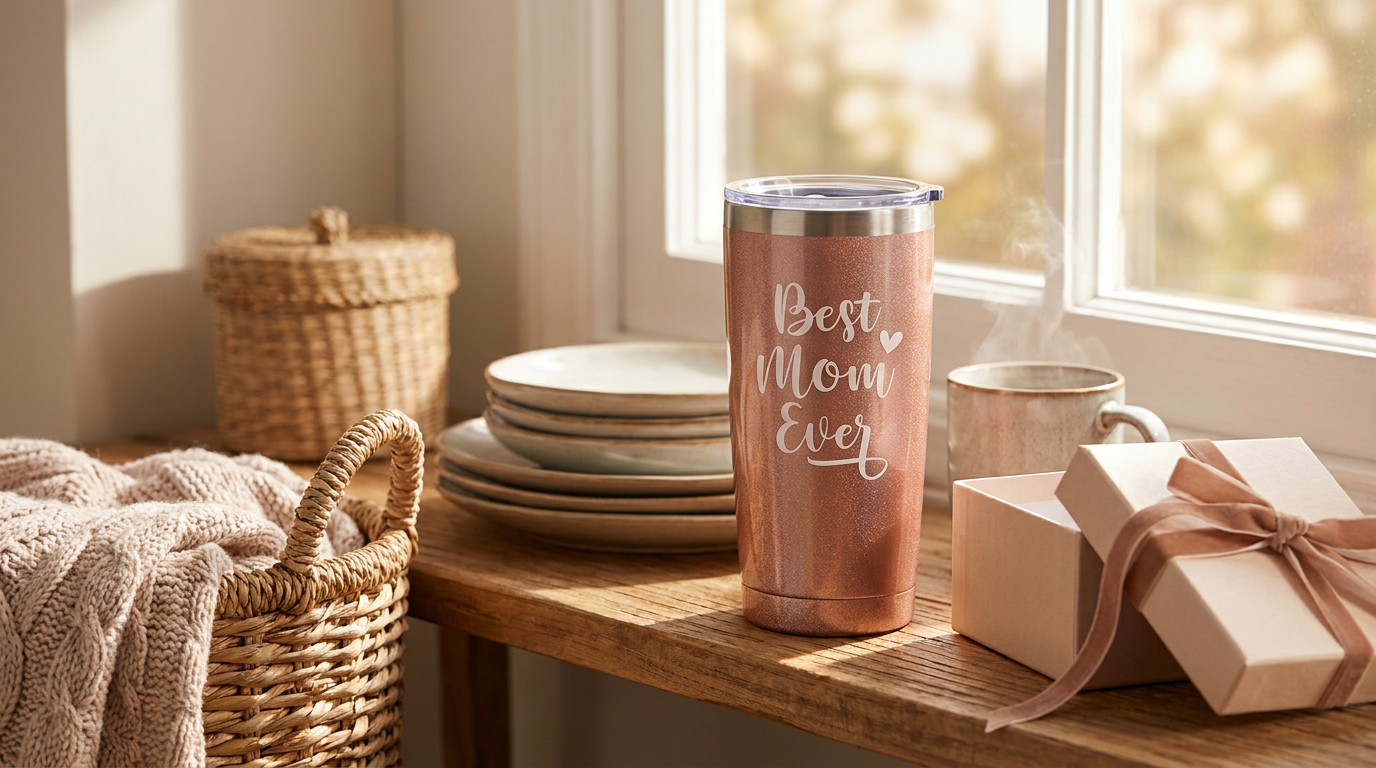 What defines a high-quality glitter Mommy Tumbler?