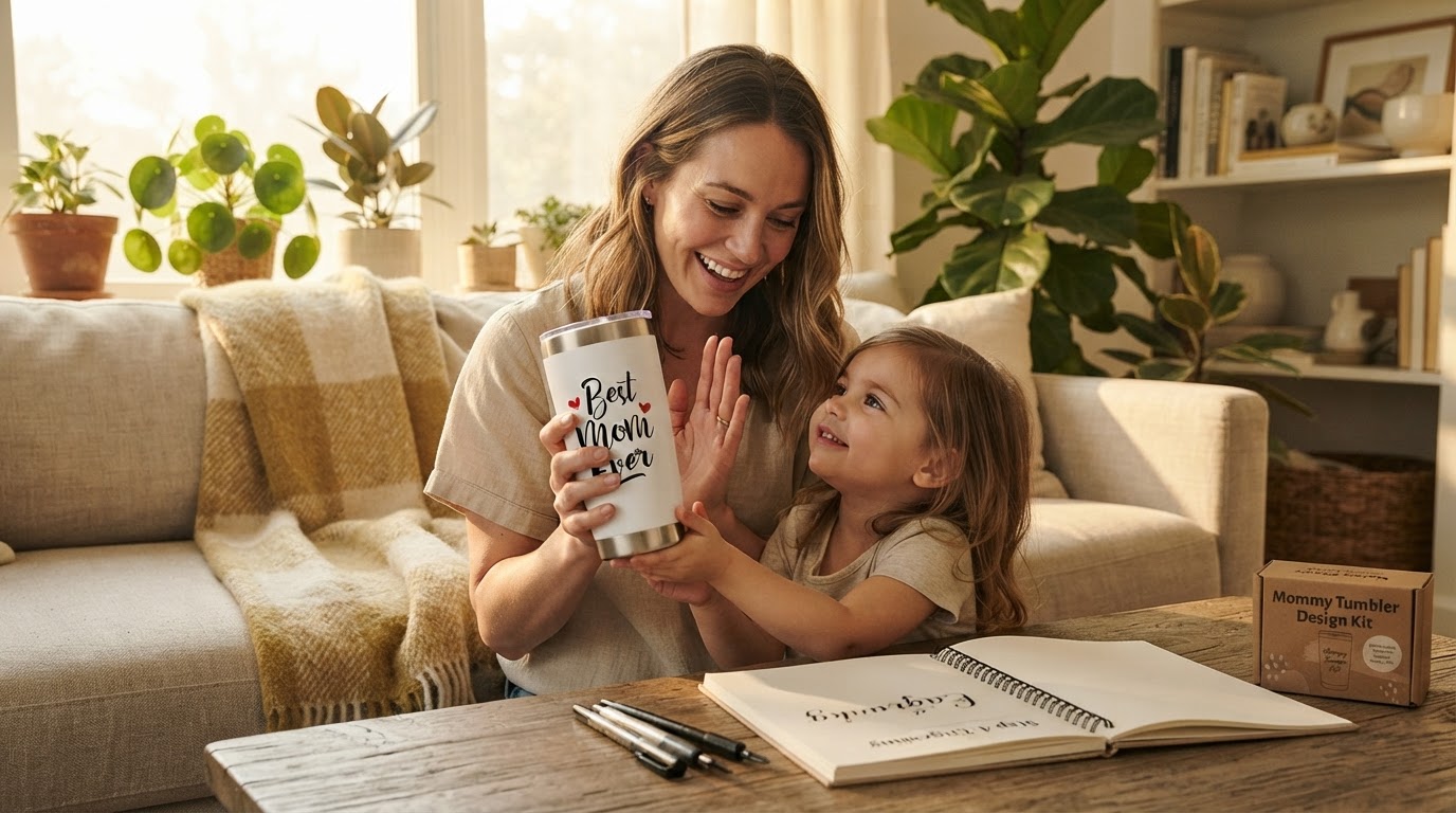 5-Step Design for a Personalized Mommy Tumbler