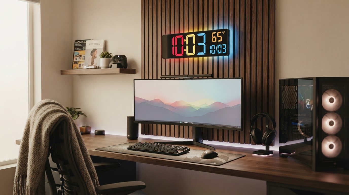 Smart RGB Clock Integration for Modern Gaming Setups