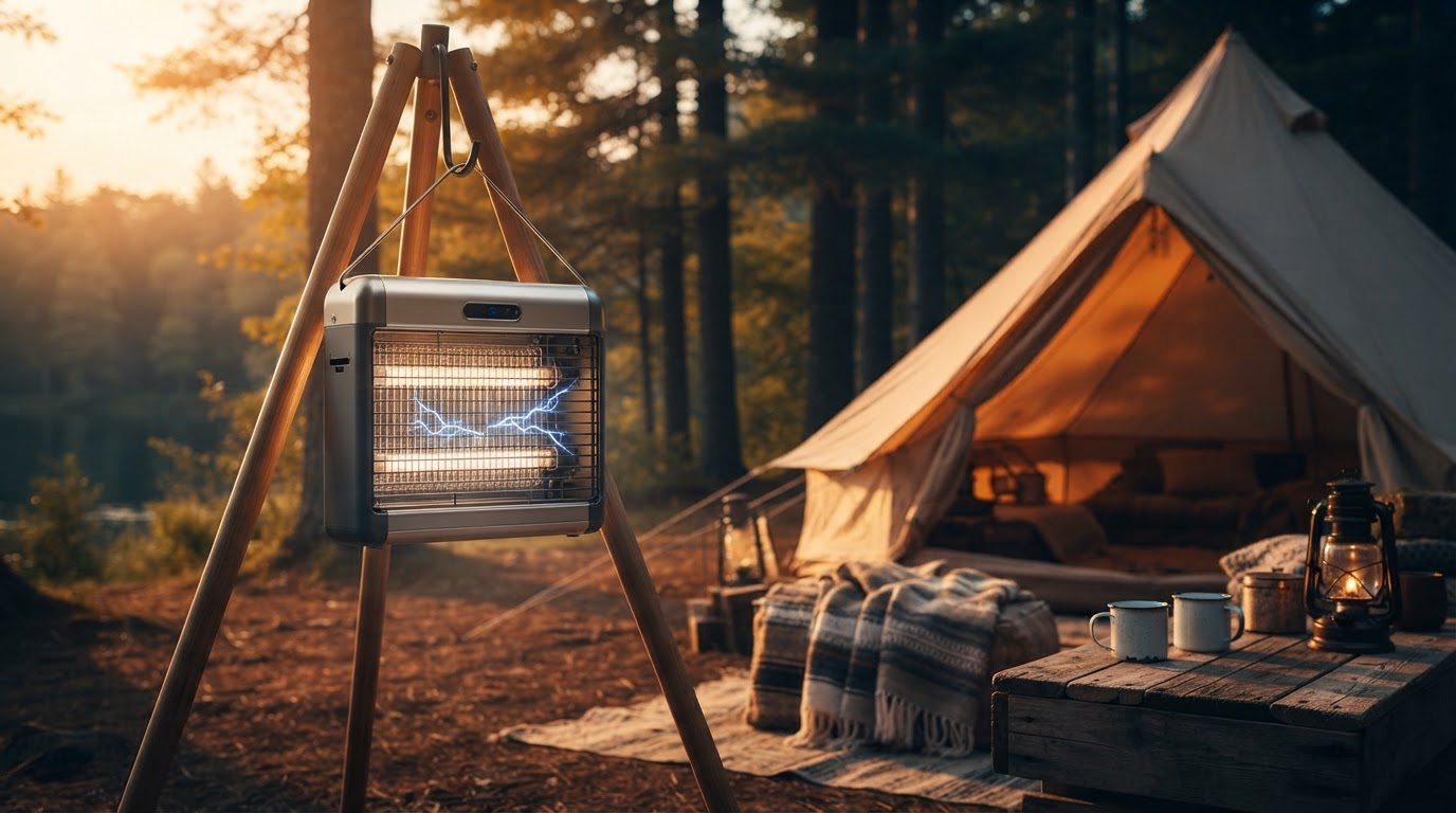 Why a 4500V Outdoor Bug Zapper Is a Camping Game-Changer