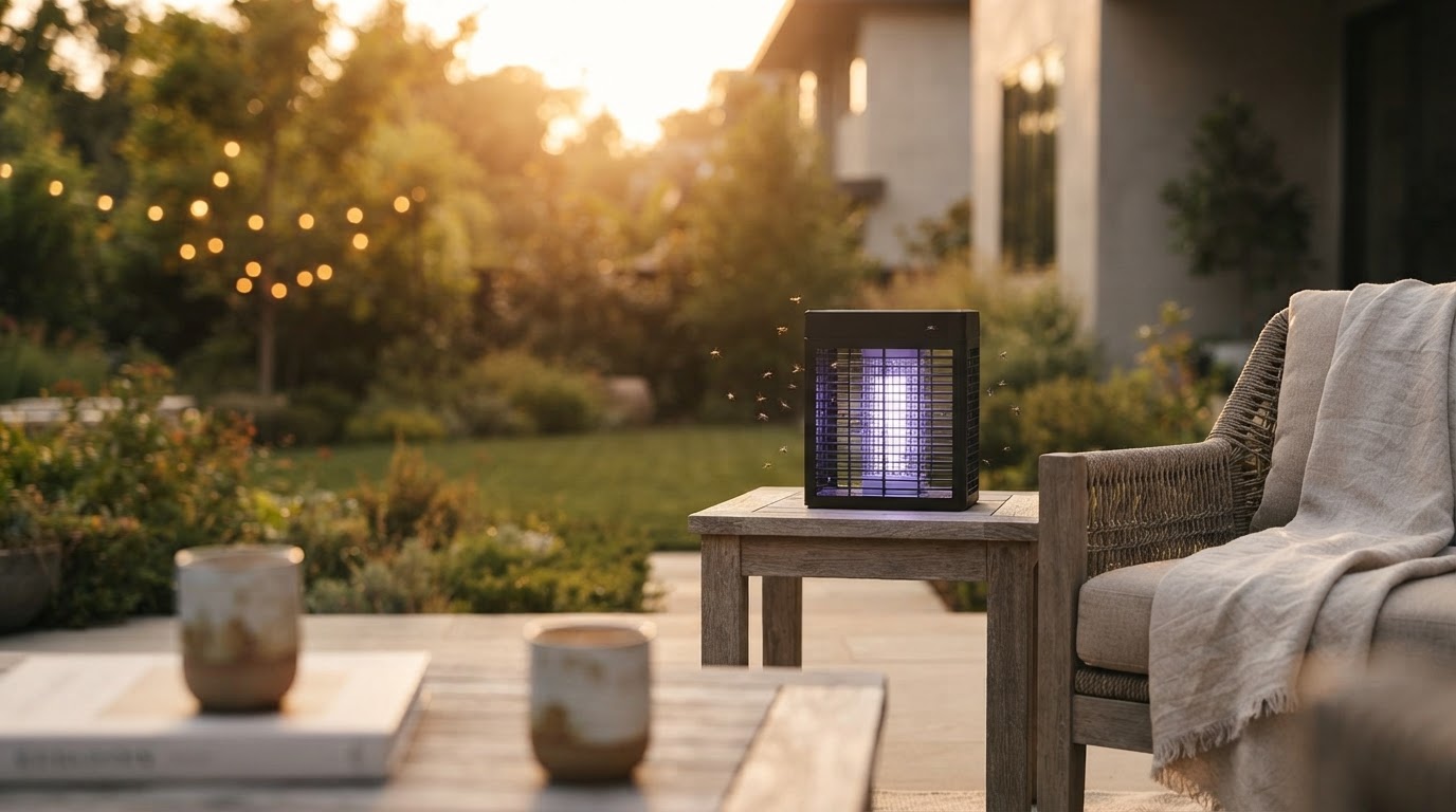 The 4500V zapper truth: use light against bugs, not mosquitoes