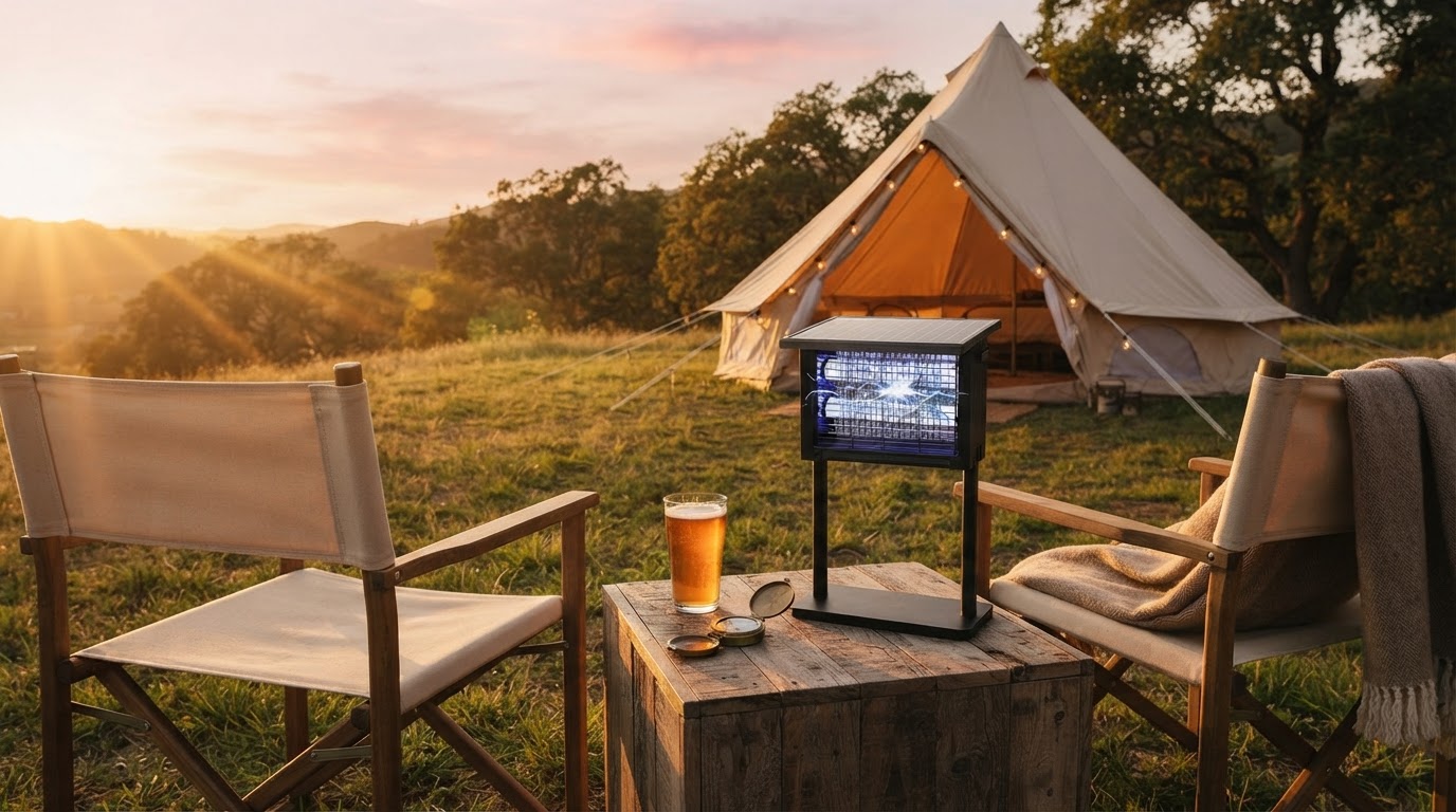 Jepwe Solar Bug Zapper Deal Hits Outdoor Market