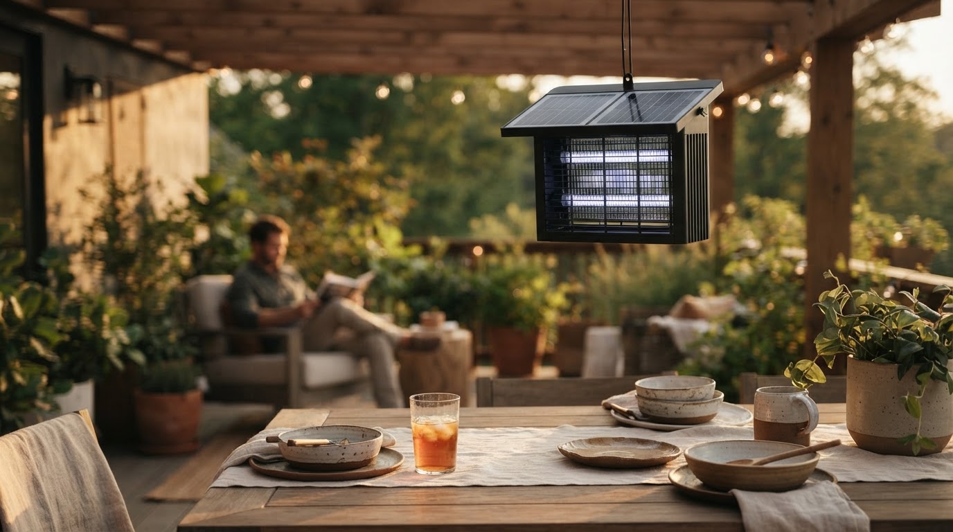 Jepwe Solar Bug Zapper Deal Hits Outdoor Bug Zapper News