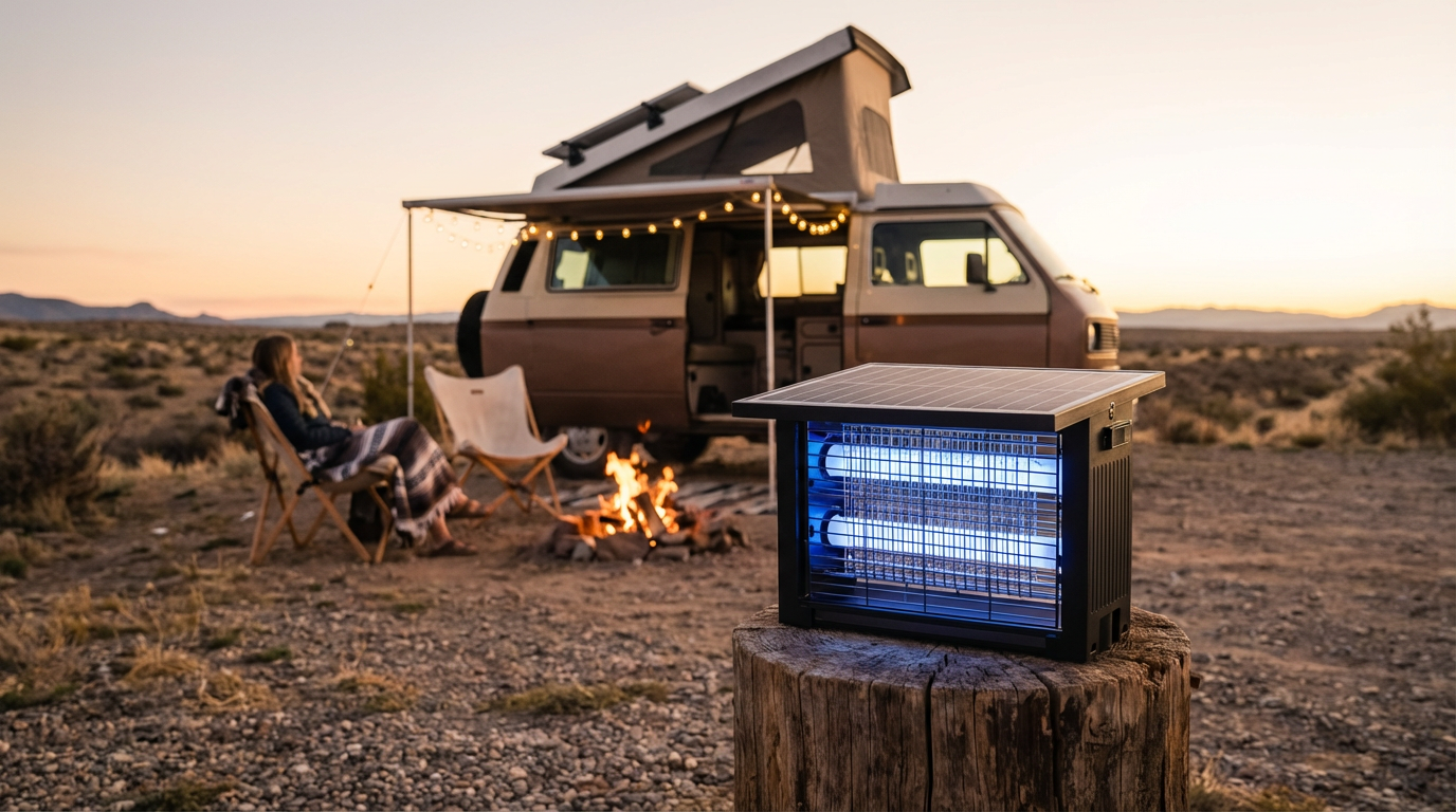 Off-Grid Living and 'Van Life' Growth Sparks Innovation in Portable Solar Bug Defense