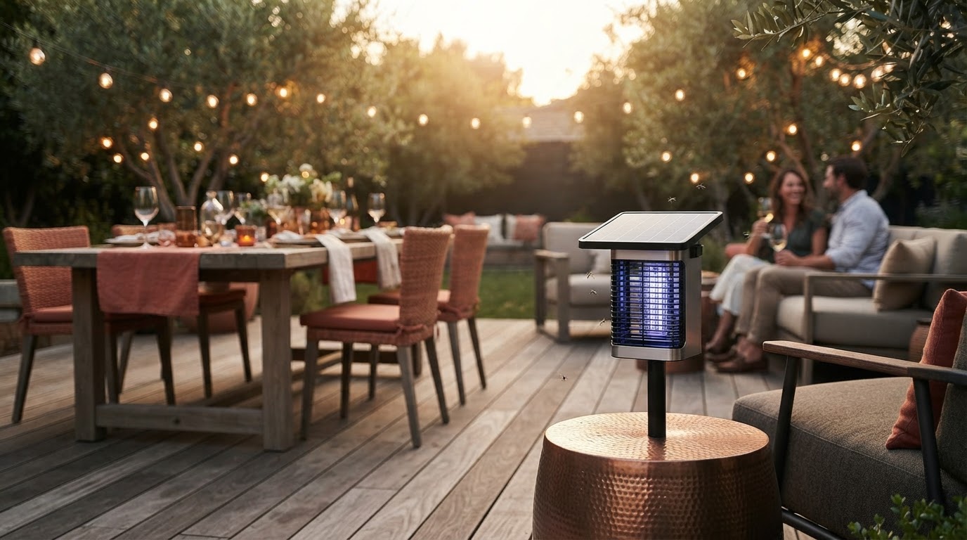 OnBeam 4500V Solar Bug Zapper Discounted to $39.99