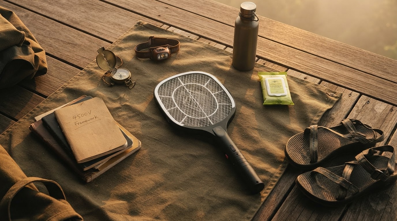 Outdoor Bug Zapper 4500V Swatter Selection Framework