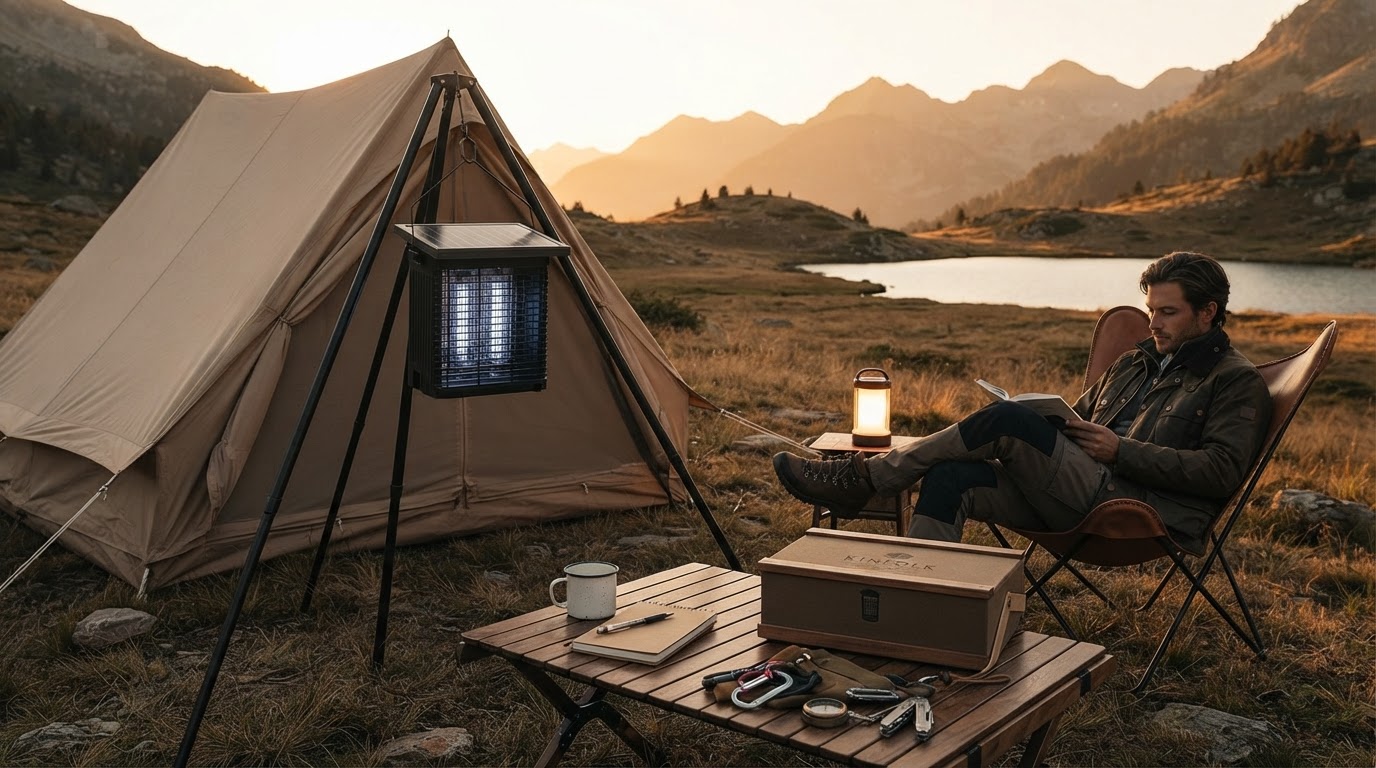 Outdoor Bug Zapper Field Test for Off-Grid Light