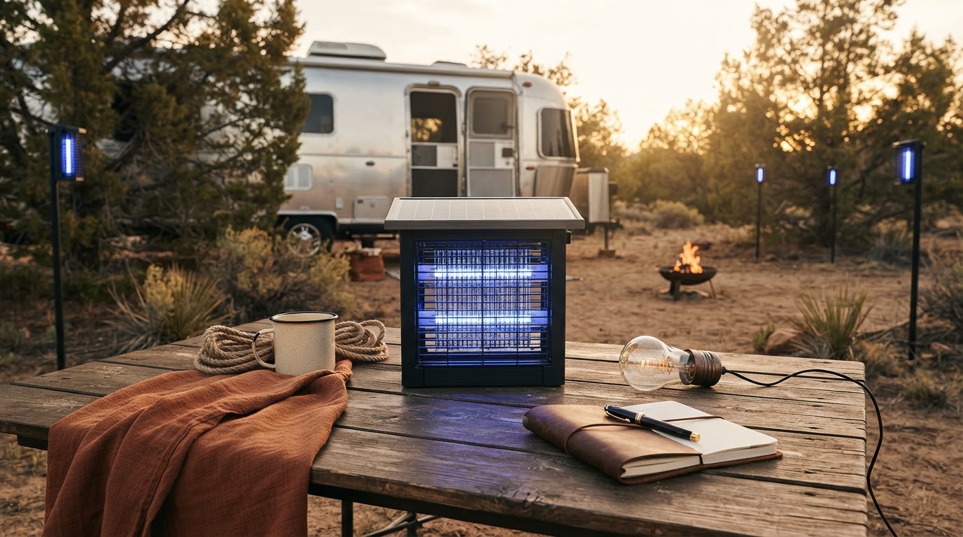 Outdoor Bug Zapper Performance for Off-Grid RV Campsites