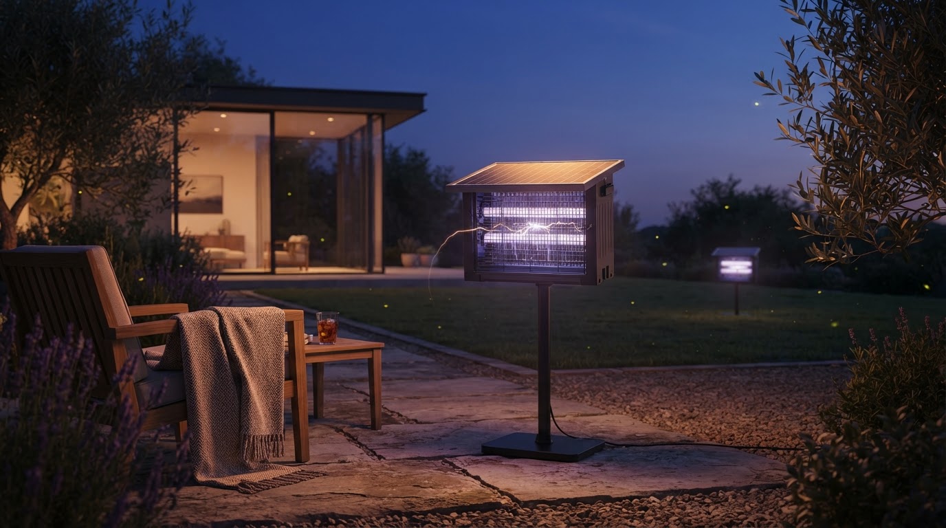 Solar 4500V Bug Zapper Deal Hits Outdoor Bug Zapper Market