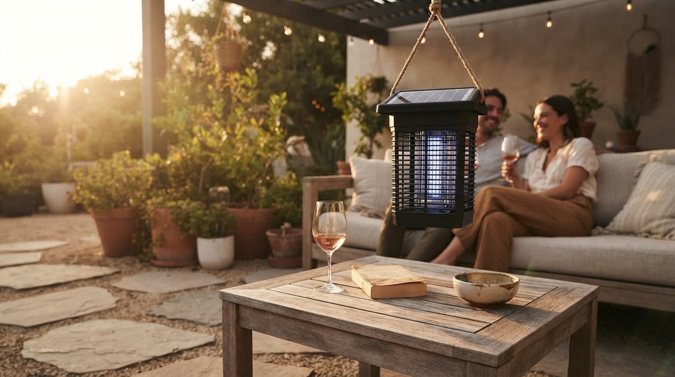 Solar 4500V Bug Zapper Hits Discount Floor on Slickdeals