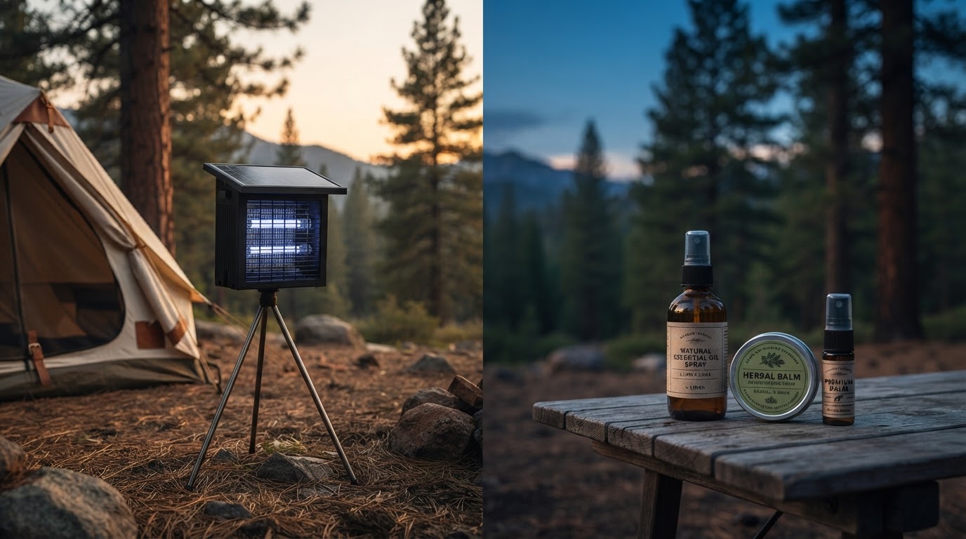 Solar Bug Zappers vs. Chemical Sprays: Which Is Best for Camping?