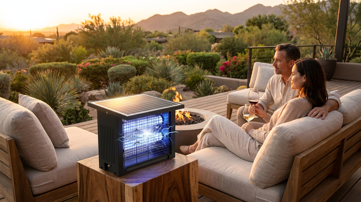 Solar-Powered Zappers Rise as 4500V Outdoor Device Debuts