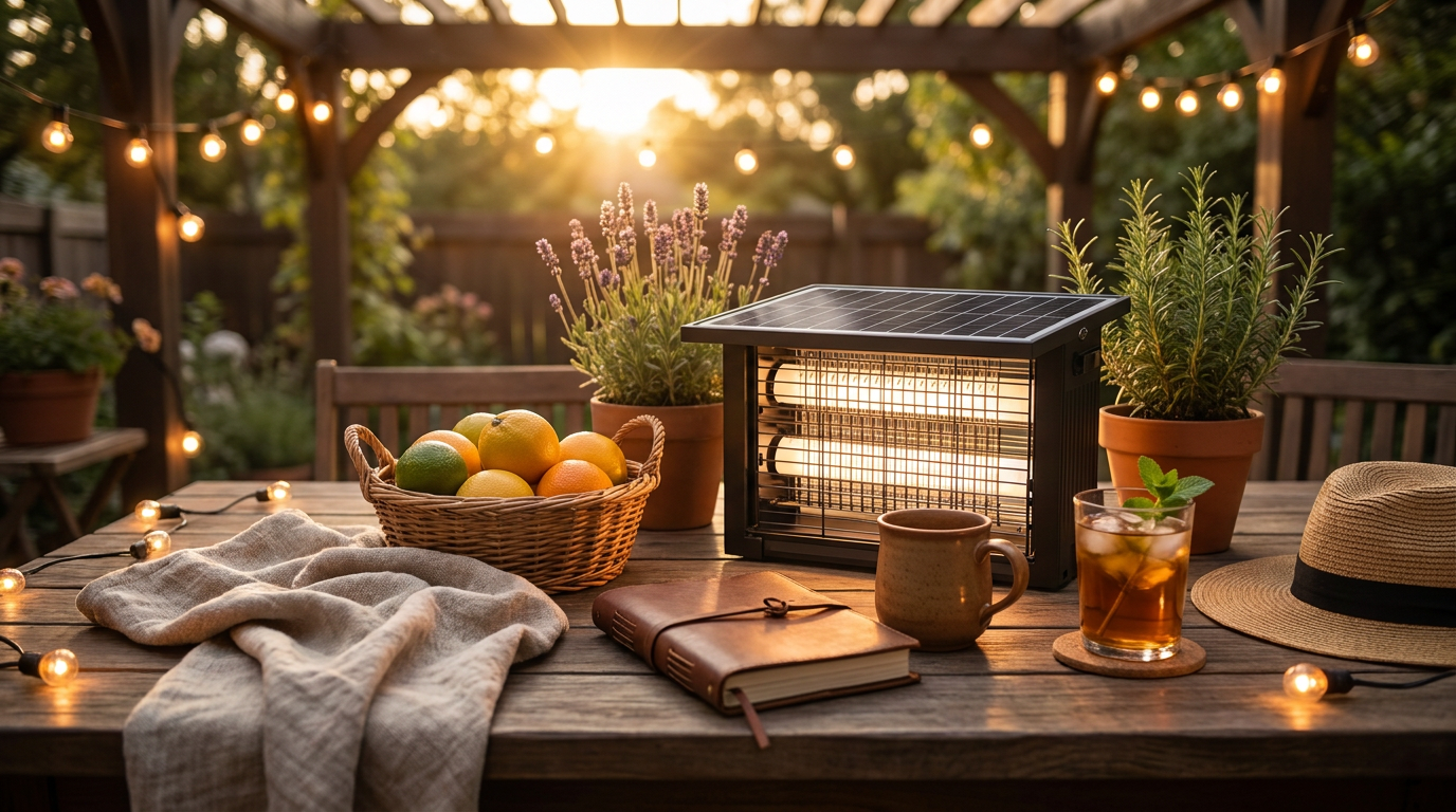 Wireless Mosquito Control for Patios Using Solar Power