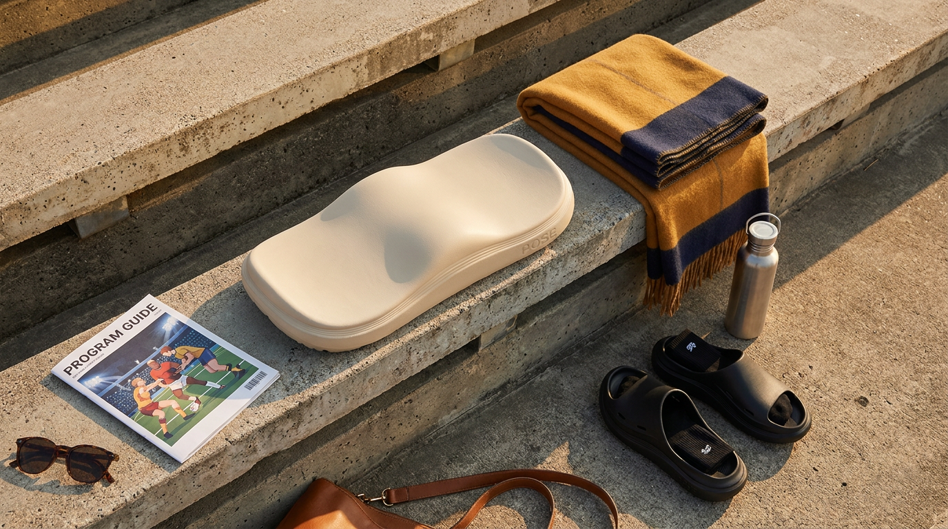 Cushlora Ergonomics for Concrete Stadium Seating