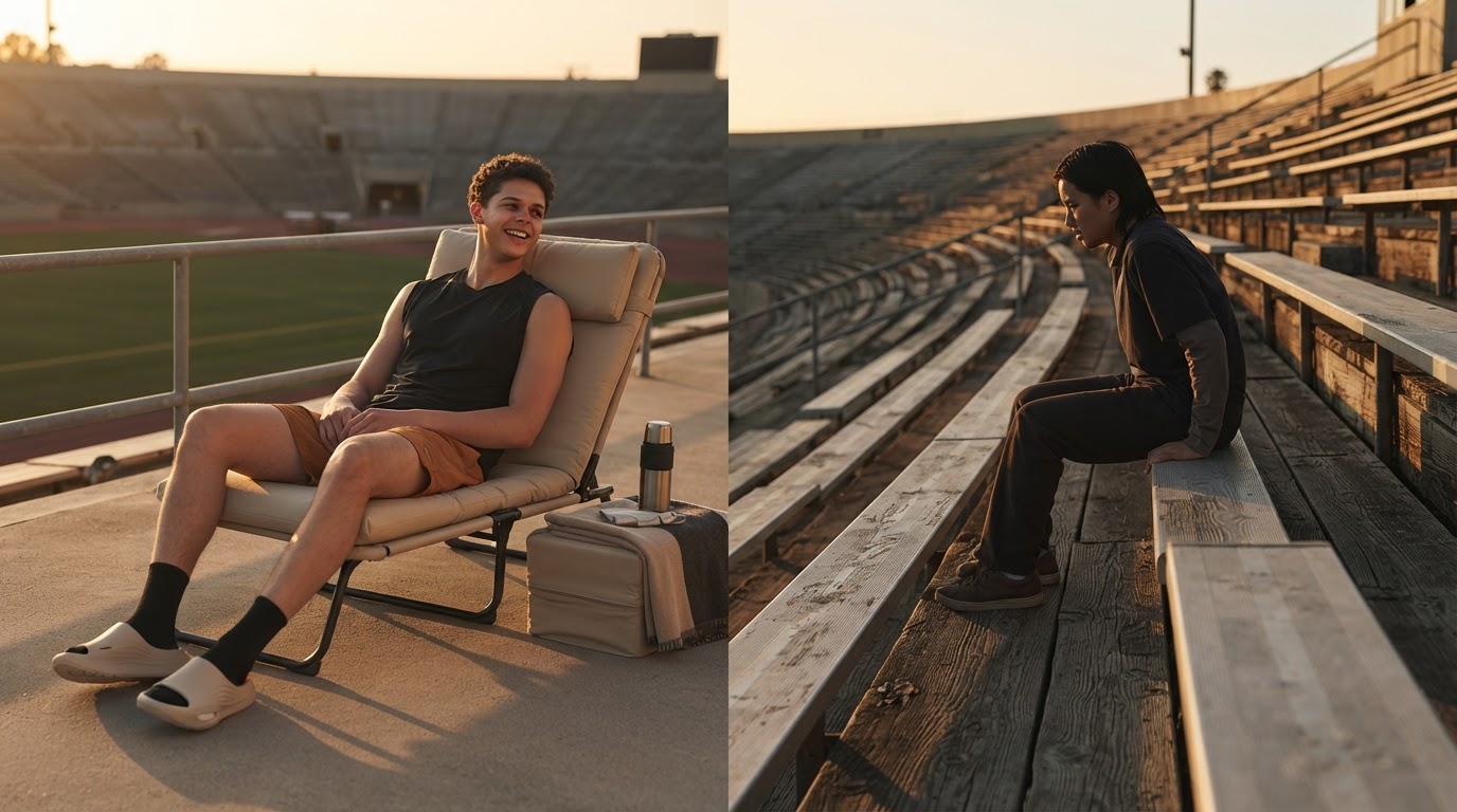 Cushlora Portable Series vs Standard Bleacher Seating