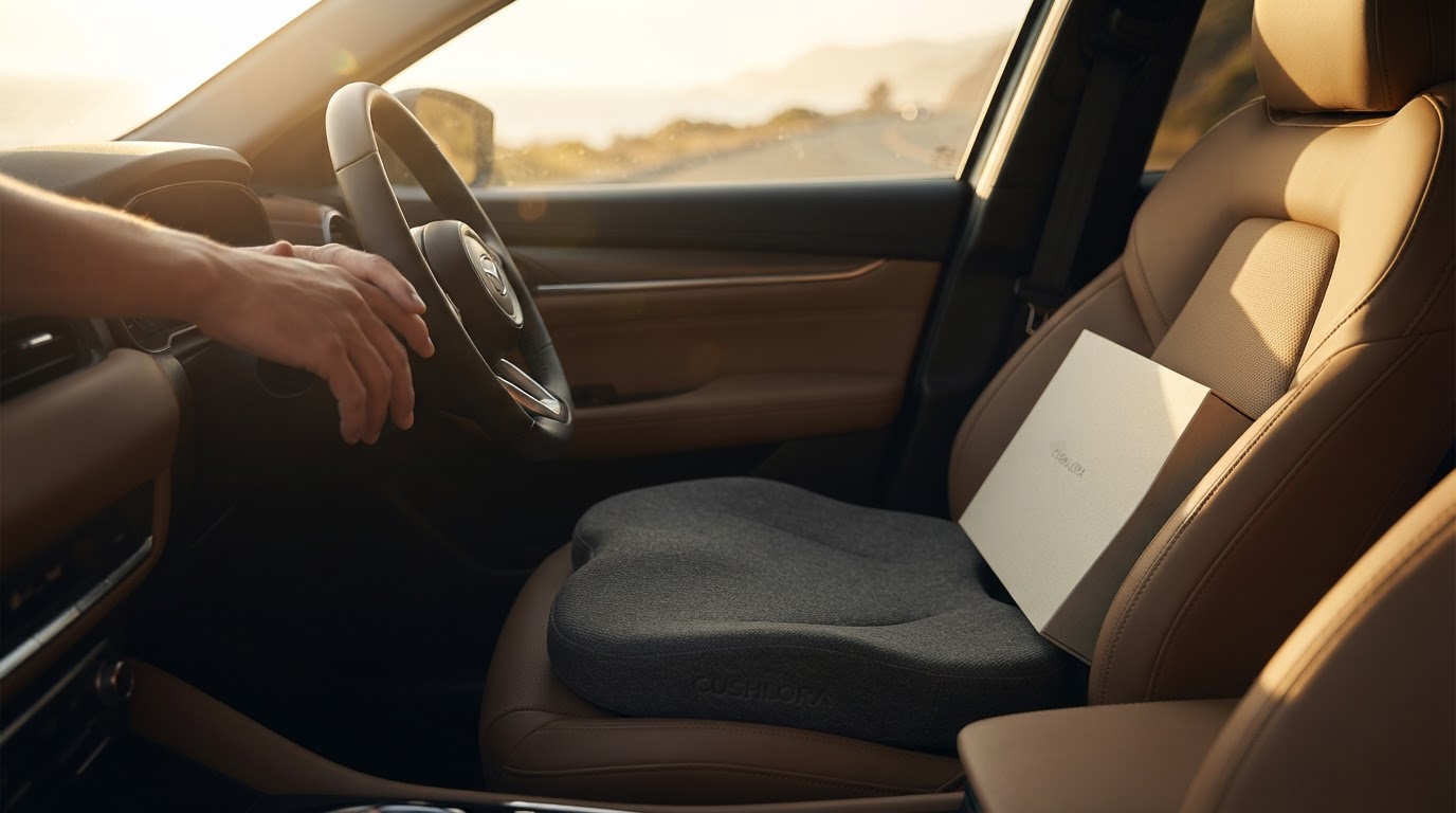 Does a Cushlora cushion help sciatica while driving?