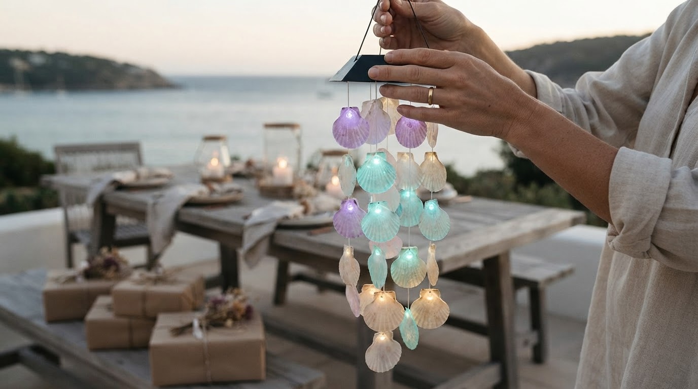 Solar Seashell Chime Color-Changing LED Review