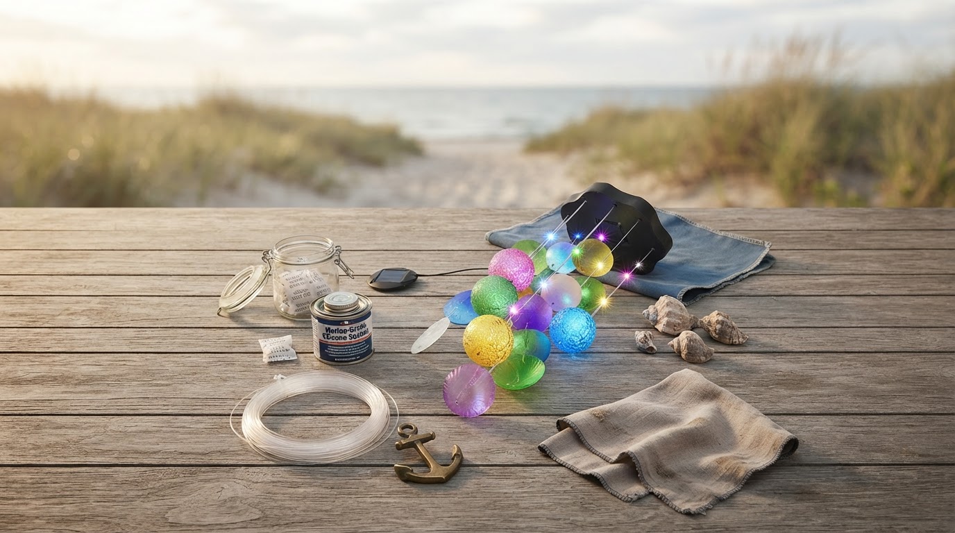 Protecting the Solar Seashell Chime from Coastal Weather